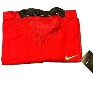 Nike Dri-Fit Women’s Softball Pullover Jacket - XL - Red/Black Trim